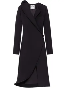 Courrèges: Чёрное пальто 