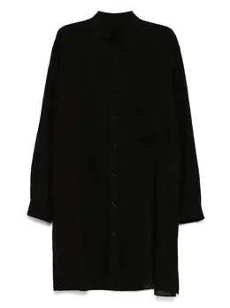 Yohji Yamamoto: Рубашка с разрезом 