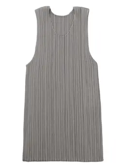 Pleats Please Issey Miyake: Светлая майка 
