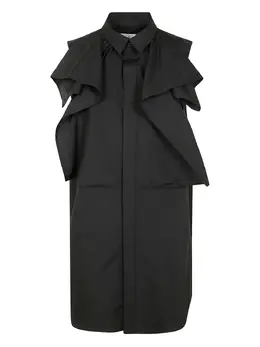 sacai: Рубашка с оборками 