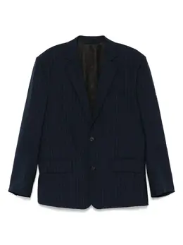 Balenciaga: Жакет в полоску 