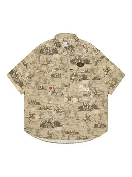 AAPE BY *A BATHING APE®: Бежевая рубашка 