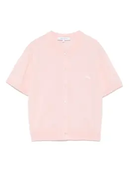 Maison Kitsuné: Розовый топ 
