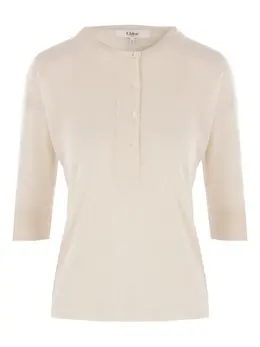 Chloé: Светлый топ 