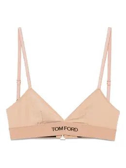 TOM FORD: Бежевый бюстгальтер  Logo
