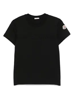 Moncler: Чёрная футболка 