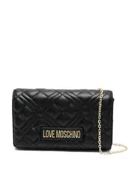 Love Moschino: Чёрная сумка через плечо 