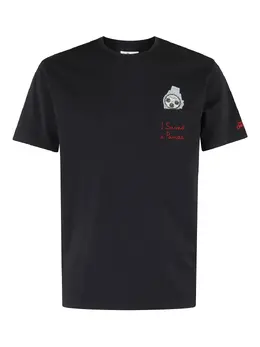 MC2 Saint Barth: Чёрная футболка 