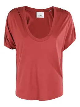 ISABEL MARANT: Красный топ 