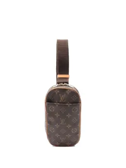 Louis Vuitton Pre-Owned: Коричневая сумка через плечо 