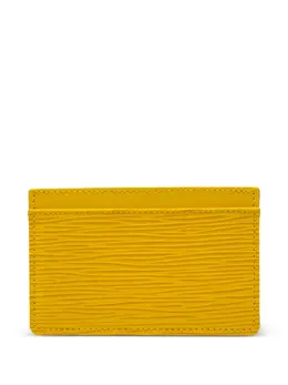 Louis Vuitton Pre-Owned: Жёлтый картхолдер 