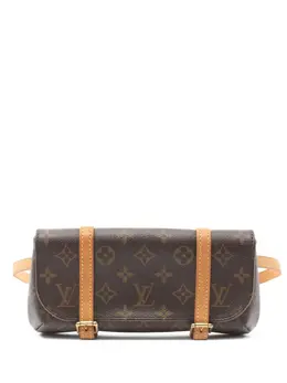 Louis Vuitton Pre-Owned: Коричневая поясная сумка 