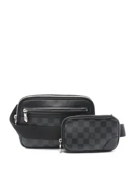 Louis Vuitton Pre-Owned: Чёрная сумка 