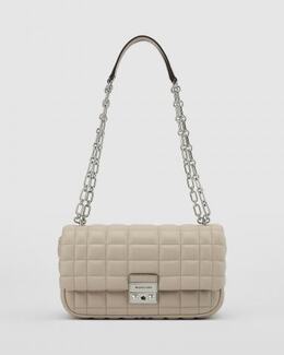 Michael Kors: Бежевая сумка 