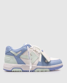 Off-White: Блакитні кросівки  Out of Office