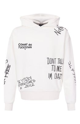 Comme des Fuckdown: Хлопковая толстовка 