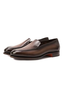 Santoni: Коричневые туфли 