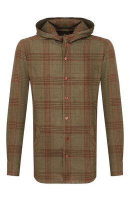 Kiton: Льняная рубашка 
