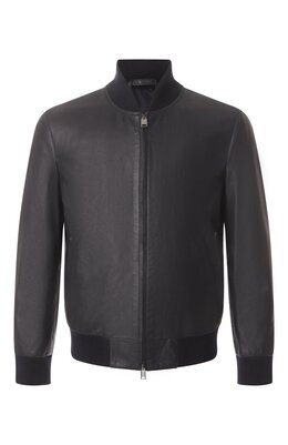 Brioni: Кожаная куртка 