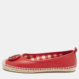 Tory Burch: Красные балетки  Minnie