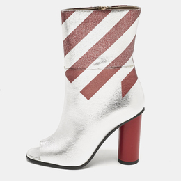 Anya Hindmarch: Серебристые ботинки 