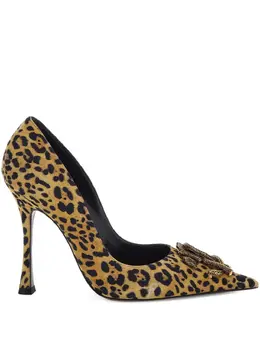 Roberto Cavalli: Бежевые туфли  Mirror Snake