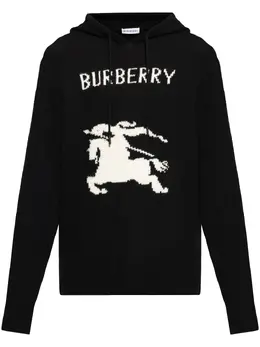 Burberry: Чёрная толстовка 