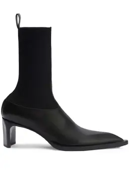 Jil Sander: Чёрные ботинки 