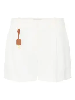 Elisabetta Franchi: Белые шорты 