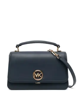 Michael Kors: Синяя сумка через плечо 