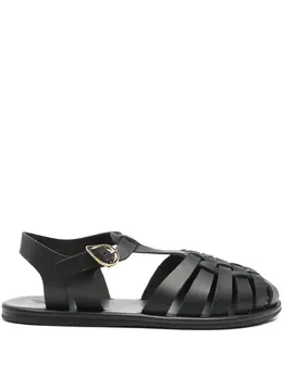 Ancient Greek Sandals: Чёрные сандалии 