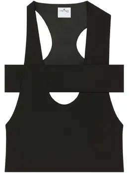 Courrèges: Чёрная майка 