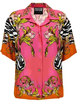 Versace Jeans Couture: Рубашка с принтом 