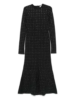 Sportmax: Чёрное платье 