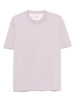 Brunello Cucinelli: Фиолетовая футболка 