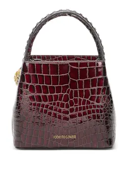 Roberto Cavalli: Тёмная сумка-шоппер 