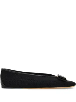 Ferragamo: Чёрные балетки  Vara