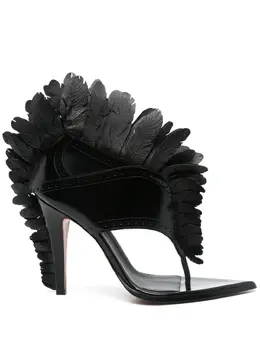 Alexander McQueen: Чёрные сандалии 