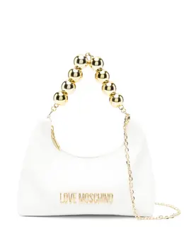 Love Moschino: Белая сумка-шоппер 