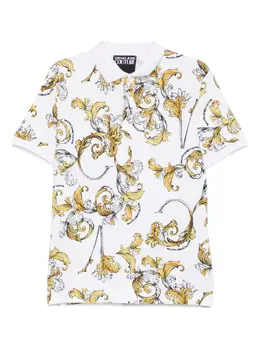 Versace Jeans Couture: Поло с принтом 