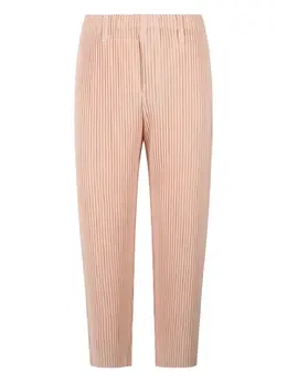 Homme Plissé Issey Miyake: Розовые брюки 