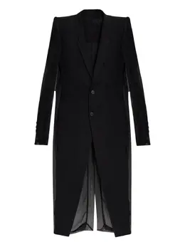 Rick Owens: Чёрное пальто 