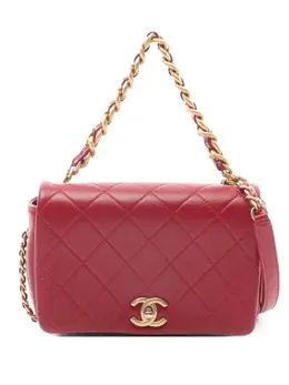 CHANEL Pre-Owned: Красная сумка 