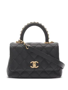 CHANEL Pre-Owned: Чёрная сумка 