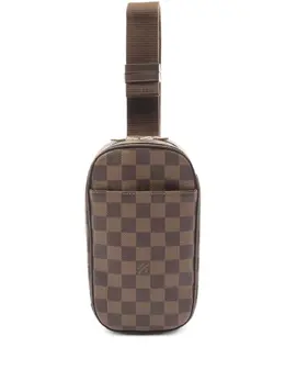 Louis Vuitton Pre-Owned: Коричневая поясная сумка 