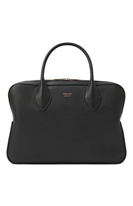 Ferragamo: Чёрная сумка 