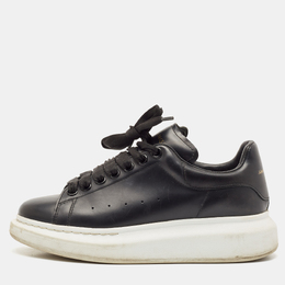 Alexander McQueen: Чёрные кроссовки  Oversized