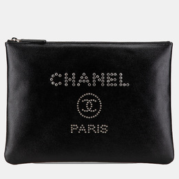 Chanel: Чёрный клатч 