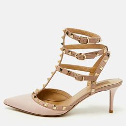 Valentino: Розовые туфли  Rockstud