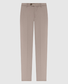Brunello Cucinelli: Бежевые брюки 